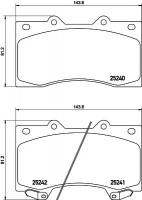 HELLA PAGID 8DB 355 019-531 Тормозные колодки 