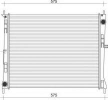 MAGNETI MARELLI 350213957000 Радиатор охлаждения