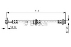 BOSCH 1 987 476 376 Тормозной шланг