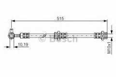 BOSCH 1 987 476 378 Тормозной шланг
