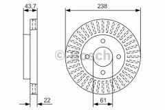 BOSCH 0 986 479 A87 Тормозной диск