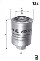 MECAFILTER ELG5370 Топливный фильтр