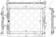 STELLOX 10-26589-SX Радиатор охлаждения