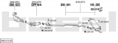 BOSAL 058.013.55 Система выпуска ОГ
