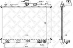 STELLOX 10-25190-SX Радиатор охлаждения