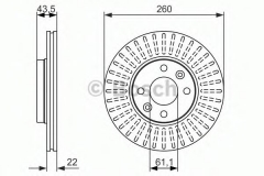 BOSCH 0 986 479 943 Тормозной диск