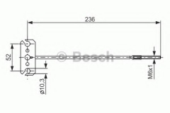 BOSCH 1 987 477 226 Трос ручника