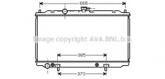 AVA QUALITY COOLING DN2223 Радиатор охлаждения