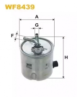WIX FILTERS WF8439 Топливный фильтр