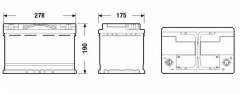 EXIDE EK700 Аккумулятор АКБ