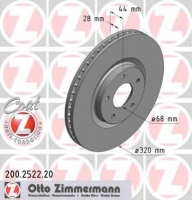 ZIMMERMANN 200.2522.20 Тормозной диск