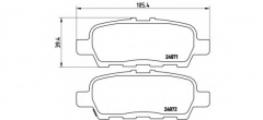 BREMBO P 56 068 Тормозные колодки 