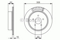 BOSCH 0 986 479 606 Тормозной диск