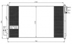 NRF 35878 Конденсатор кондиционера