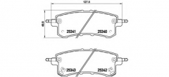 BREMBO P 56 082 Тормозные колодки 