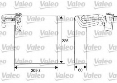 VALEO 817680 Испаритель кондиционера