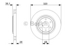 BOSCH 0 986 479 357 Тормозной диск