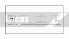 LUCAS ELECTRICAL LLWCR16A Щетка стеклоочистителя