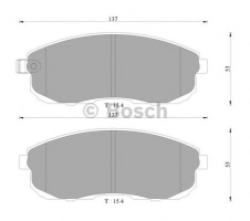 BOSCH 0 986 AB3 063 Тормозные колодки 