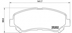 BREMBO P 79 028 Тормозные колодки 