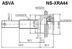 ASVA NS-XRA44 ШРУС