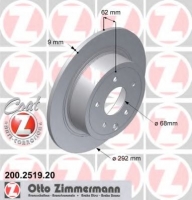 ZIMMERMANN 200.2519.20 Тормозной диск