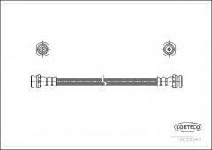 CORTECO 19033547 Тормозной шланг