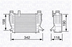 MAGNETI MARELLI 351319203560 Интеркулер