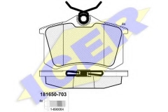 ICER 181650 Тормозные колодки 