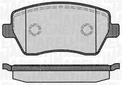 MAGNETI MARELLI 363916060347 Тормозные колодки 