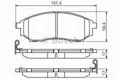 BOSCH 0 986 494 295 Тормозные колодки 