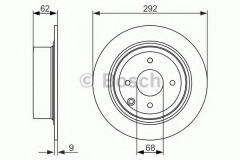 BOSCH 0 986 479 742 Тормозной диск