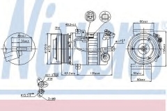 NISSENS 89392 Компрессор кондиционера