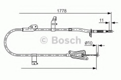 BOSCH 1 987 482 304 Трос ручника