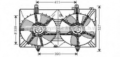 AVA QUALITY COOLING DN7518 Вентилятор радиатора
