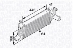 MAGNETI MARELLI 351319202240 Интеркулер