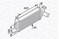 MAGNETI MARELLI 351319202240 Интеркулер