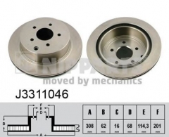 NIPPARTS J3311046 Тормозной диск