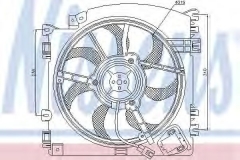 NISSENS 85598 Вентилятор радиатора