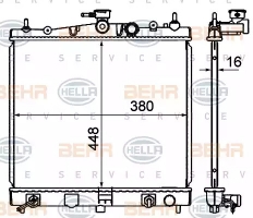 HELLA 8MK 376 735-121 Радиатор охлаждения