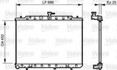 VALEO 735206 Радиатор охлаждения