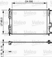 VALEO 735119 Радиатор охлаждения