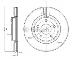 BOSCH 0 986 BB4 314 Тормозной диск