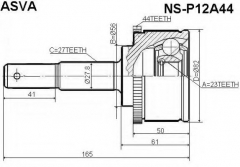 ASVA NS-P12A44 ШРУС