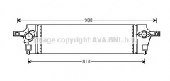 AVA QUALITY COOLING DN4350 Интеркулер