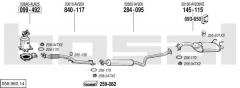 BOSAL 058.960.14 Система выпуска ОГ