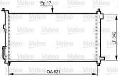 VALEO 817836 Конденсатор кондиционера