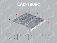 LYNXauto LAC-1905C Фильтр салона