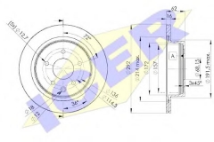 ICER 78BD2071-2 Тормозной диск