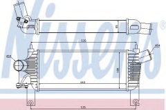 NISSENS 96622 Интеркулер